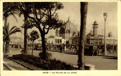 POSTAL de la VENDIMIA Niza el paladar del embarcadero