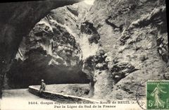 CPA Gorges superieures du Cians Route de Beuil Par la ligne du sud de la France