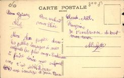 VINTAGE POSTCARD throats of Daluis Valley of Rabbets the suspended bridge of the Trams