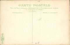 VINTAGE POSTCARD Gorges of the wolf Cascades of rocks