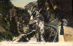 CPA Les Gorges Du Loup La Nouvelle route