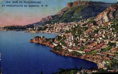 CPA Baie De Roquebrune Et Principaute De Monaco