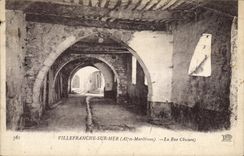 CPA Villefranche Sur Mer La Rue obscure