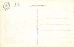 VINTAGE POSTCARD Gourdon Excursion At the Falls Garden of the old castle