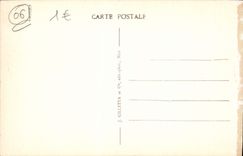 VINTAGE POSTCARD Gourdon and the way of the paradise Excursion At the Falls of the wolf