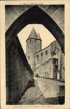 CPA La Cite De Carcassonne Avant Porte Tour De La Justice Galerie romaine