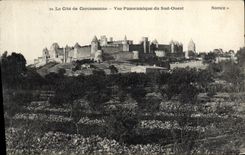CPA Carcassonne Vue Panoramique Du Sud Ouest