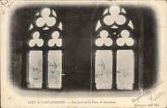 CPA Carcassonne Vue Prise De La Porte De Narbonne