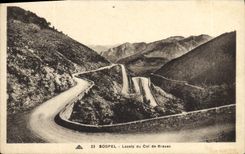 CPA Sospel Lacets Du Col De Brauas