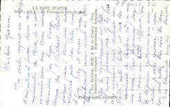 POSTAL MODERNA Niza la caminata del inglés el casino