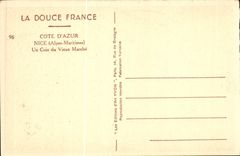 La POSTAL de la VENDIMIA Niza una esquina de viejo va