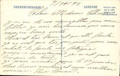 POSTAL de la VENDIMIA Niza el Quay de los Estados Unidos vista del castillo