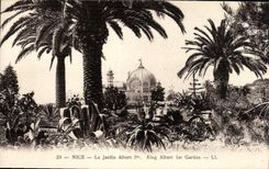 CPA Nice Le Jardin Albert 1er