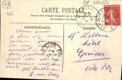 VINTAGE POSTCARD Bar On the Seine Notre Dame Of the Oak