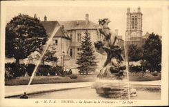 CPA Troyes Le Square De la Prefecture 