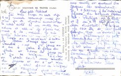 MODERN CARD To remember De Troyes