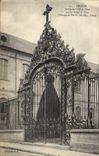 CPA Troyes Grille De I'Hotel Dieu en fer forge et dore