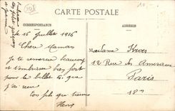 VINTAGE POSTCARD Troyes Roasts De I' Hotel God out of wrought iron and gilds