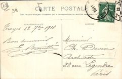 VINTAGE POSTCARD Troyes Church St Jean the apse