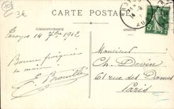 VINTAGE POSTCARD Troyes Church St Jean Retable Cene Jacques Juliot Medallions of François Girardon