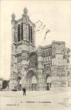 CPA Troyes La Cathedrale
