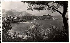 MODERN CARD Holy Jean Cape Ferrat Seen On Saint Old people's home Cape D' Ail and the Head of Dog