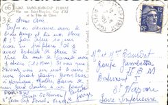 CPM Saint Jean Cap Ferrat Vue Sur Saint Hospice Cap D'Ail et la Tete de Chien