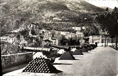 CPM Principaute De Monaco Les Vieux Canons De La Place Du Palais