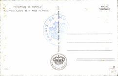MODERN CARD Principality of Monaco Old Guns Of the Place Of the Palate