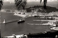 MODERN CARD Nice the Port And mail of Corsica