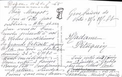 POSTAL MODERNA Niza la caminata del inglés y de la playa