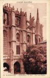 VINTAGE POSTCARD Narbonne Cathedral St Just Seen Of the Cloister