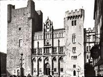 VINTAGE POSTCARD Narbonne the Town hall