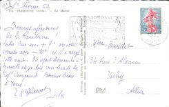 VINTAGE POSTCARD Narbonne the Town hall