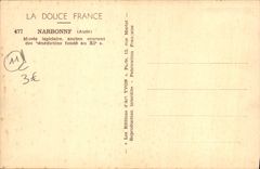 Benedictinos sucintos de la cría de Ancien del museo del ayuntamiento de Narbonne de la POSTAL de la VENDIMIA