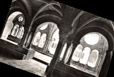 MODERN CARD Abbey De Fontroide Narbonne Cloister And Chapter house