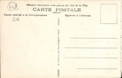 Taladro de la POSTAL de la VENDIMIA del coche de Compiegne Militaria