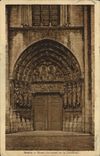 CPA Senlis Portail Occidental De La Cathedrale