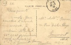 VINTAGE POSTCARD Senlis Western Gate Of the Cathedral