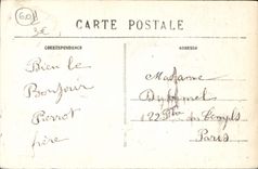 VINTAGE POSTCARD Morienval Apse De I' Eglise