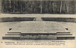 CPA Rethondes Monument De I'Armistice Militaria