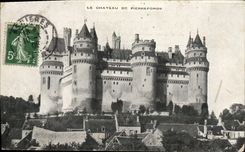 VINTAGE POSTCARD the Castle De Pierrefonds