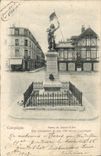 CPA Compiegne Statue De Jeanne D'Arc Faite Prisonniere