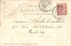 Las reglas de Compiegne de la POSTAL de la VENDIMIA de arco de Jeanne D hicieron Prisonniere