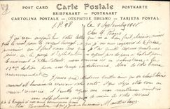 POSTAL Compiegne de la VENDIMIA el paladar y las terrazas