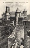 CPA Cite De Carcassonne La Tour De I'Inquisition