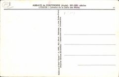 VINTAGE POSTCARD Abbey De Fontfroide the Church Martyrdom of the room of deaths