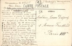 CPA Carcassonne L'Eglise Saint Nazaire