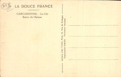 CPA Carcassonne La Cite Entree Du Chateau