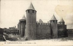 CPA Carcassonne Le Chateau